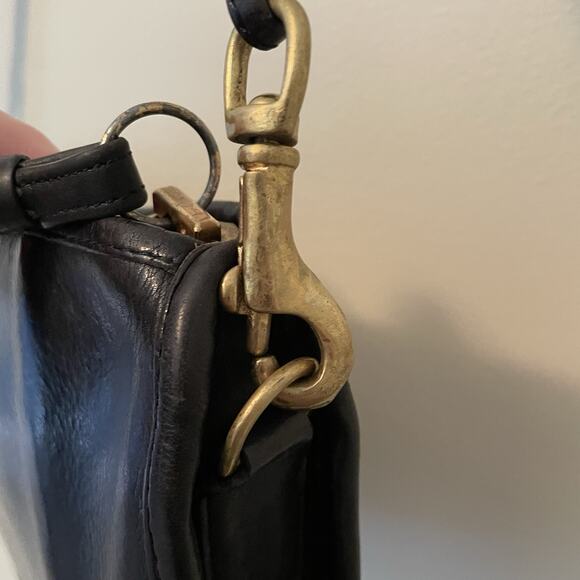 Vintage Coach Leather Basic Bag Purse - Picture 5 of 16